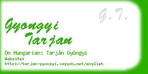 gyongyi tarjan business card