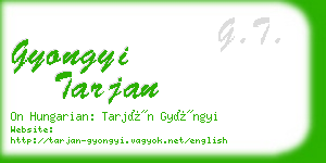 gyongyi tarjan business card